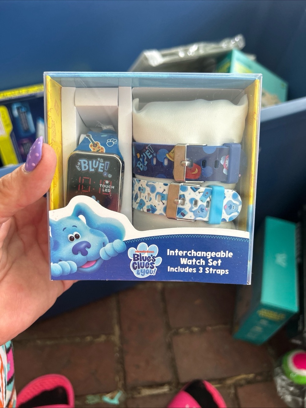 Nickelodeon Blue's Clues Interchangeable Blue Watch Set